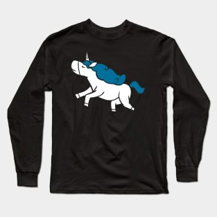 Unicorn In Daily Life Long Sleeve T-Shirt